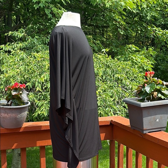 NWT Michael Kors Black One Shoulder Dress - Picture 4 of 13